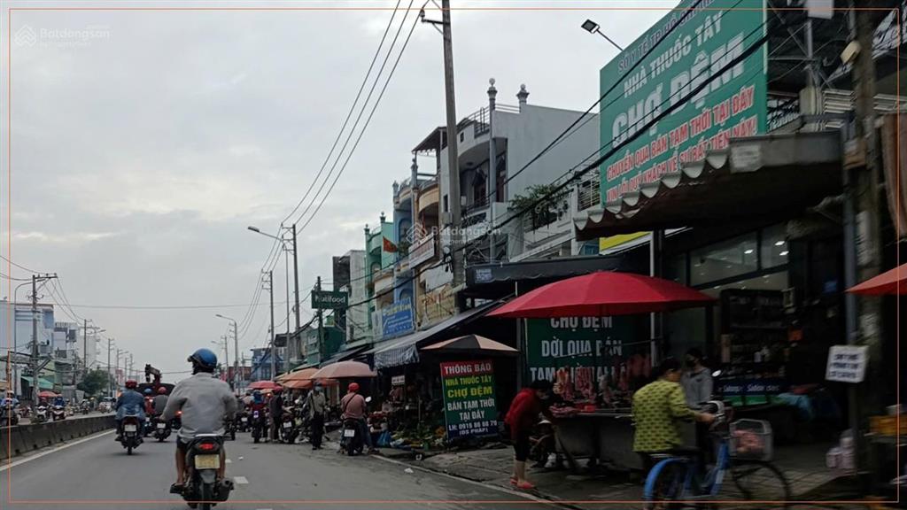 Bán nhà mặt tiền nguyễn hữu trí ở tân túc 2 tầng 185m2 đang cho thuê kinh doanh đa ngành  12,4 tỷ