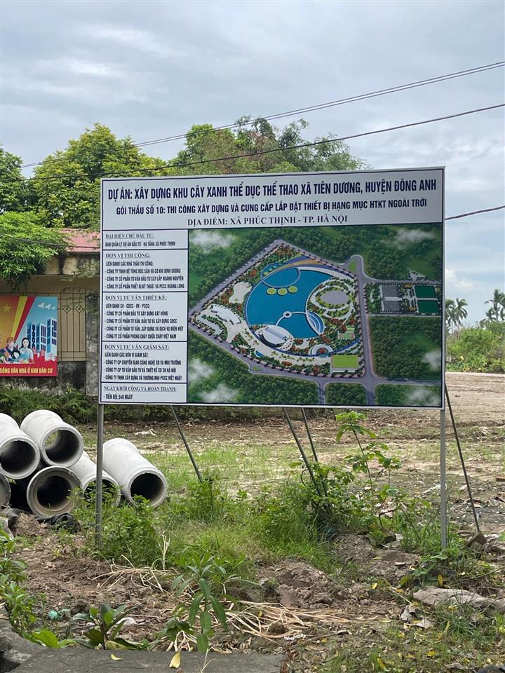 Chính chủ bán đất thôn cổ dương, xã phúc thịnh (tiên dương cũ), đón đường quy hoạch 25m