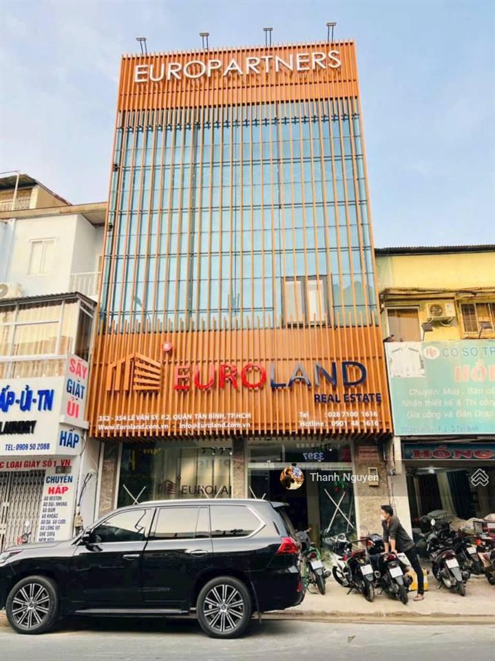 Vị trí đẹp ! tòa nhà mt lê văn sỹ, q.3  12x23m  cn 271.7m2  6 tầng thang máy  giá 125 tỷ tl