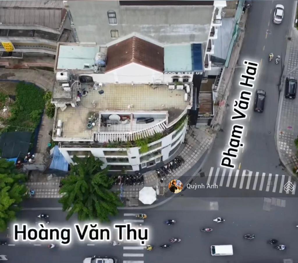 Góc 2mt hoàng văn thụ + phạm văn hai, tân bình  12x20m  5 tầng  hđt 300 triệu/th  giá 90 tỷ