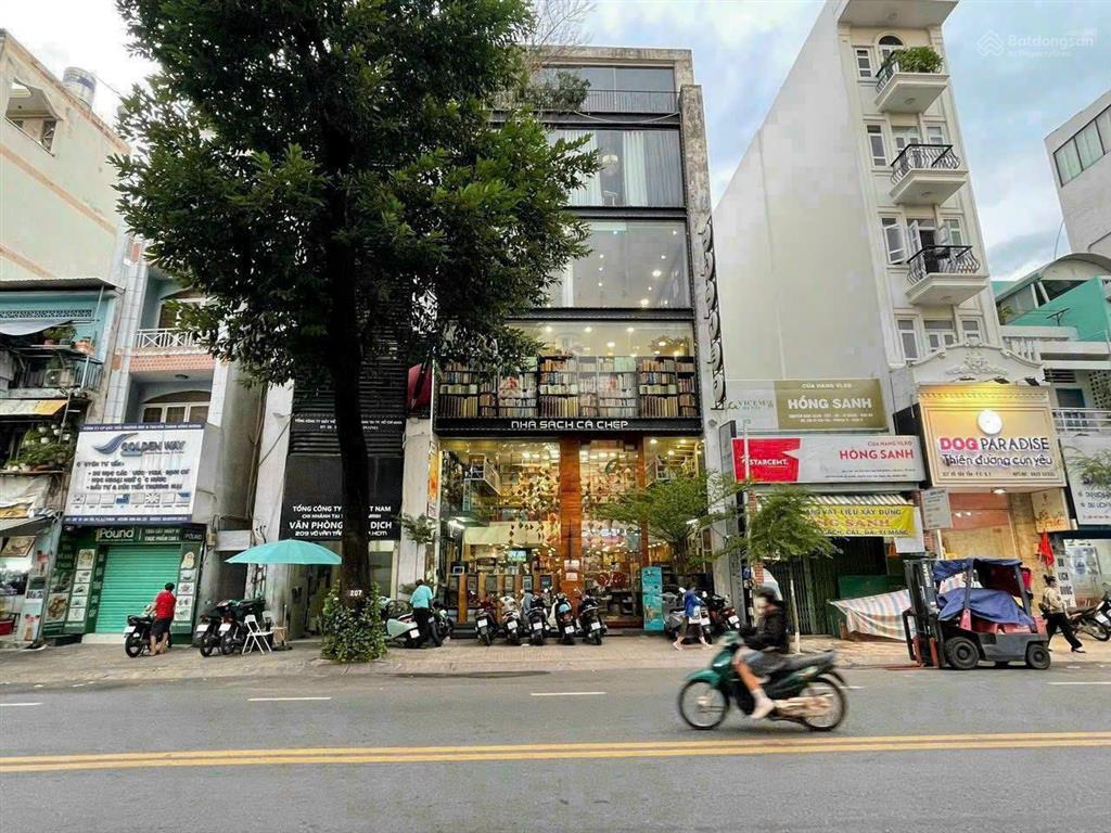Vị trí đẹp mt thương hiệu  võ văn tần, quận 3  9x18m  6 tầng  hđt 200 triệu  giá 80 tỷ