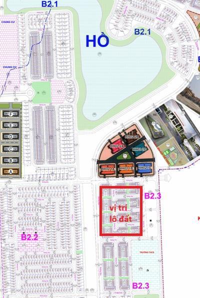 Bán lô đất 100m2, gần hồ giá 12.5 tỷ, vị trí trung tâm đầy đủ tiện ích
