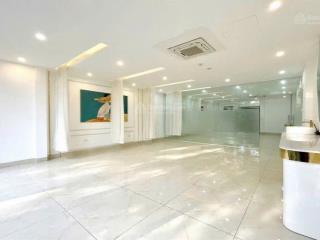 Mặt phố hoàng ngân  tòa nhà 8 tầng + hầm  mặt tiền quyền lực 5m  sổ vuông nở hậu.