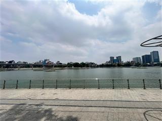 Mặt phố hoàng cầu  view hồ  mặt tiền quyền lực 5m  vỉa hè  sổ vuông vắn.