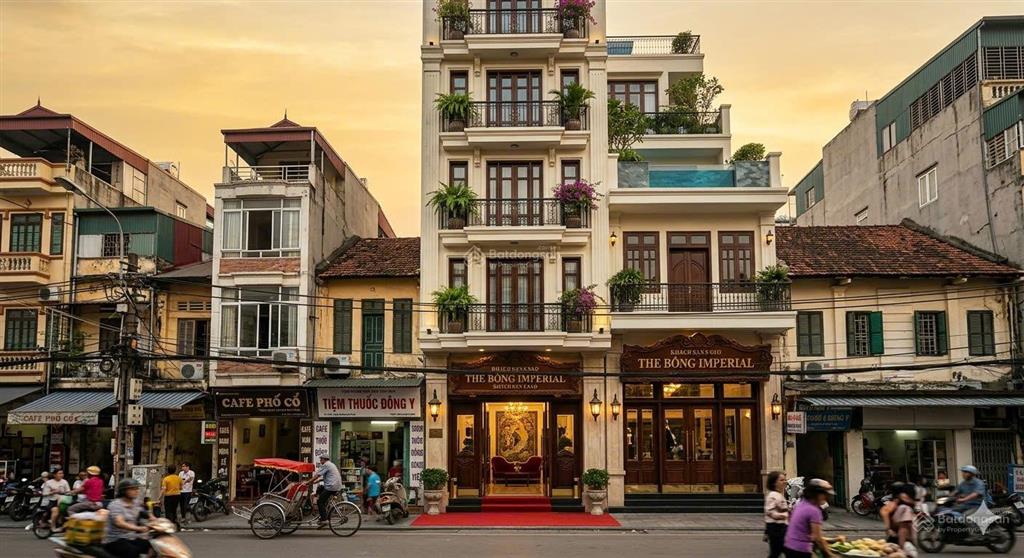 Mặt phố cổ hàng bông  mặt tiền 6m  xây khách sạn 5 sao đẳng cấp  vỉa hè  sổ vuông.
