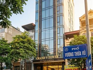 Mặt phố vương thừa vũ  tòa nhà 9 tầng thang máy  dòng tiền hấp dẫn  sổ vuông nở hậu.