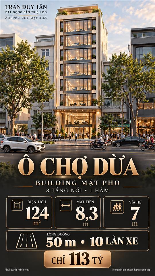 Mặt phố ô chợ dừa  xã đàn  mặt tiền 8,3m  vỉa hè đá bóng 7m  sổ đẹp.