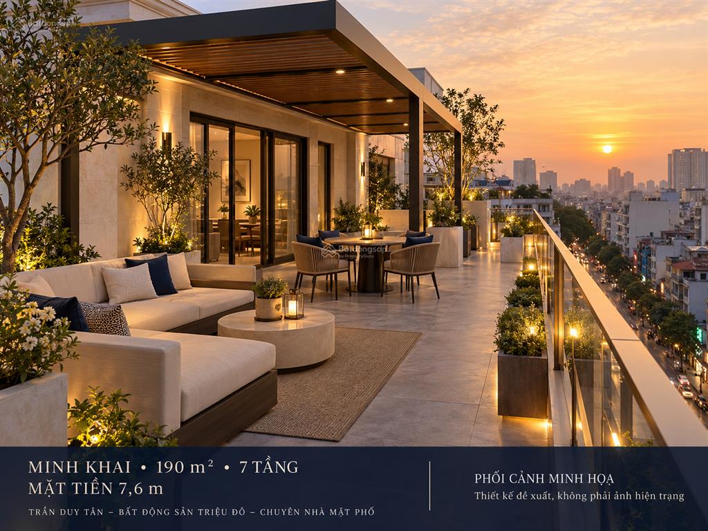 Mặt phố minh khai  mặt tiền 7,6 m không gian cho một địa chỉ doanh nghiệp