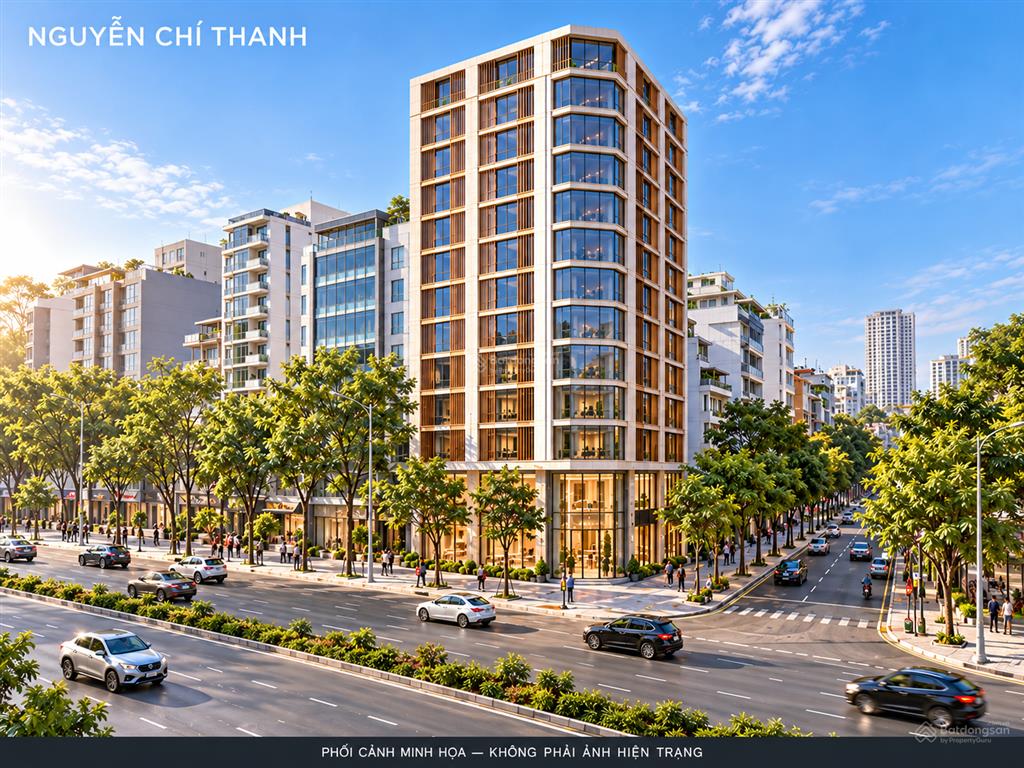 Mặt phố nguyễn chí thanh mặt tiền 12 m, lô góc 3 mặt thoáng