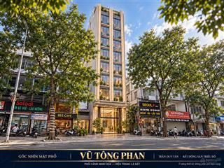 Mặt phố vũ tông phan  230 m, mặt tiền 8,1 m, sổ vuông đẹp.