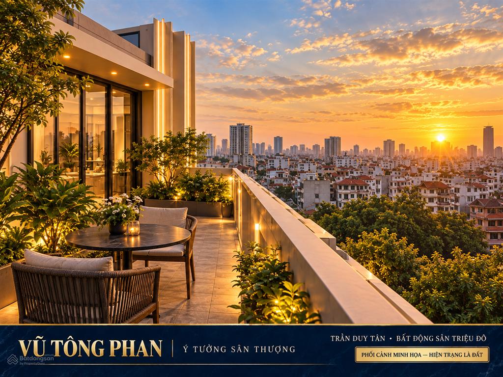 Mặt phố vũ tông phan  230 m, mặt tiền 8,1 m, sổ vuông đẹp.