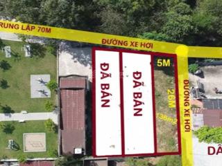 Chỉ 1 tỷ 2  sở hữu lô đất góc 2 mặt tiền 5x26 126,5m2 thổ cư  kdc hh xây tự do