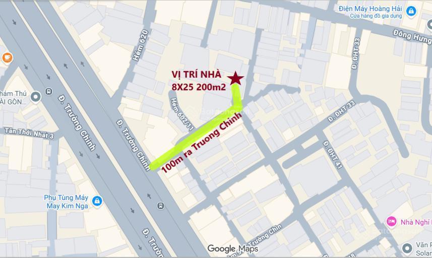 Bán gấp đất xây chdv trường chinh, tân hưng thuận 8x25m 10 tỷ