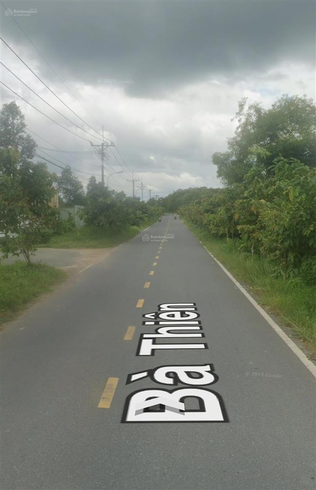 613m2  thổ cư 517m2  chỉ 5 tỷ 3  mặt tiền đường bà thiên đang hót nhuận đức, củ chi