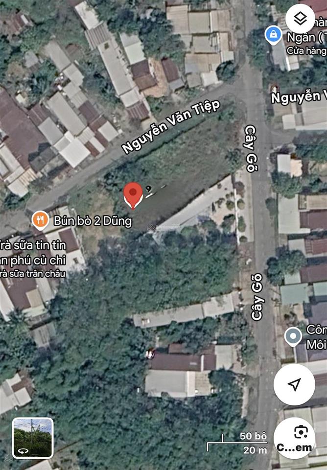 Đất mặt tiền 5x22m cây gõ  nguyễn văn tiệp  an nhơn tây, giá chỉ 1,2 tỷ/lô