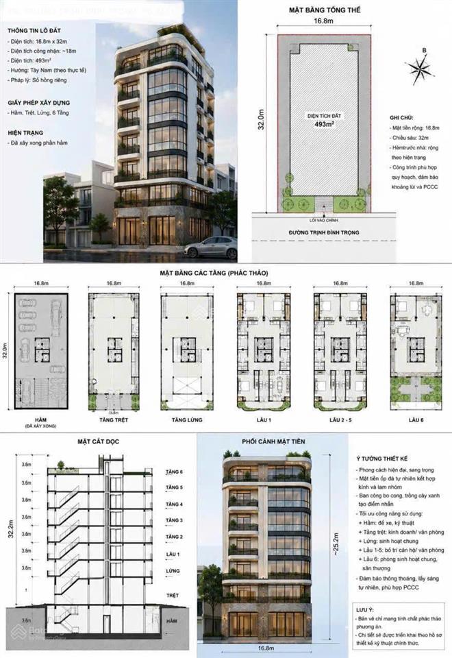 Bán nhà mặt tiền ngay lạc long quân  q. 11  dt 17x32m, ~500m² đất  gpxd hầm, 7 tầng  giá 61 tỷ