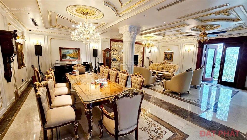 Bán gấp biệt thự sudico mỹ đình sông đà  2 mặt tiền  thang máy  có hầm. 200m2 x 5t  79 tỷ