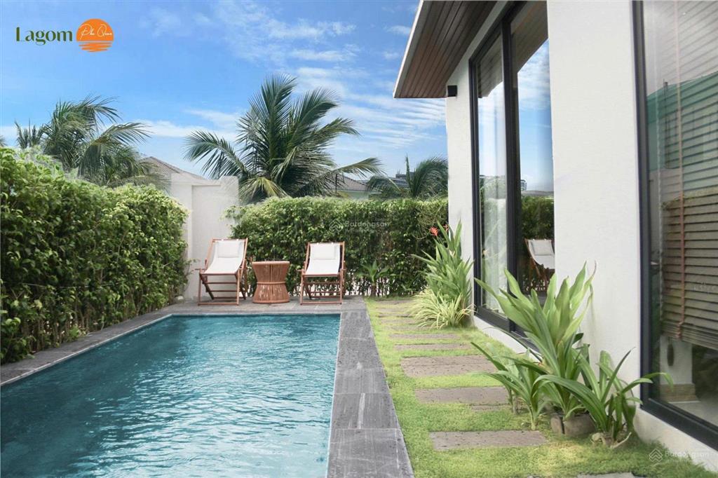 Chính chủ gửi bán căn biệt thự tứ lập, bể bơi riêng tại lagom phú quốc, chỉ 5,85 tỷ full nội thất