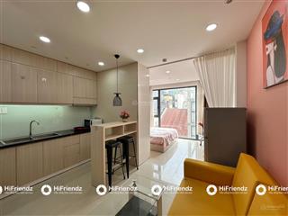 Căn hộ 1pn đón nắng decor cực xinh, full nt, thang máy & hầm xe, gần phố bùi viện, cầu ông lãnh q1