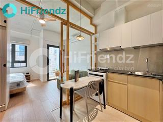 Căn hộ 1pn tách bếp ban công bao phí chỉ tính điện, thang máy, hẻm ô tô, gần cầu ông lãnh q1