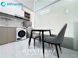 Căn hộ cc mini 1pn ban công tone trắng kem, thang máy & hẻm ô tô, ngay big c tô hiến thành