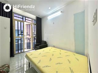 Căn hộ 1pn ban công nguyên tầng 40m2 full nt, trống sẵn, gần cầu ông lãnh & phố bùi viện q1