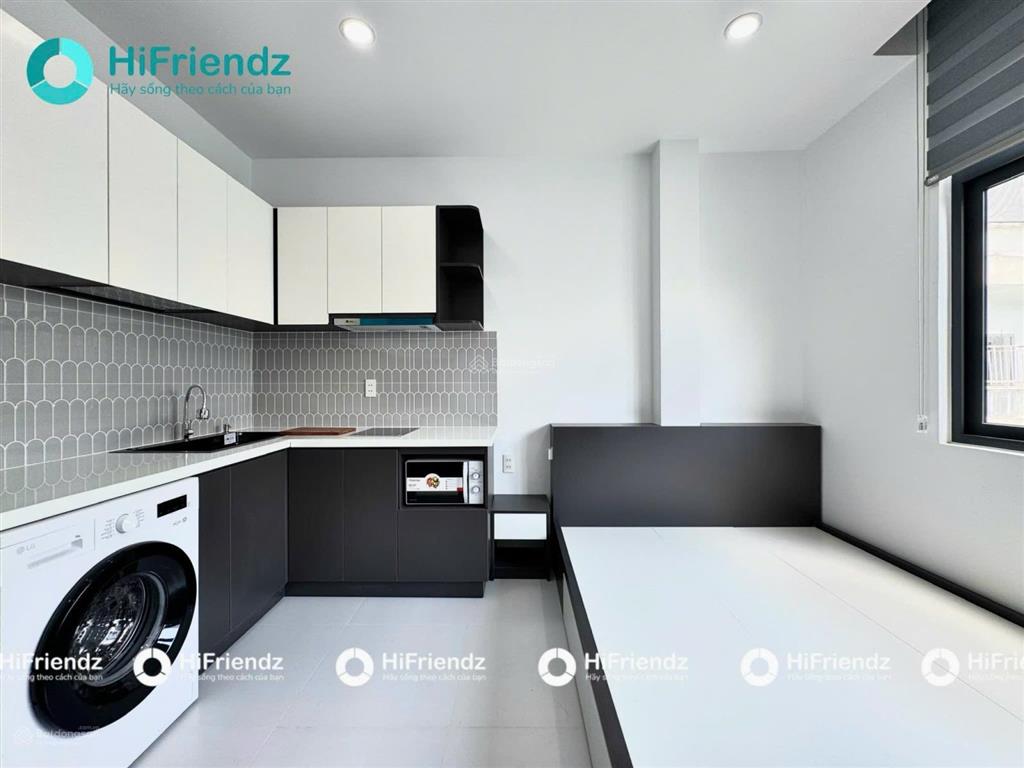 Căn hộ cc mini tone trắng đen  trống sẵn, ngay cư xá bắc hải q10, ô tô tận nơi, cam kết như ảnh