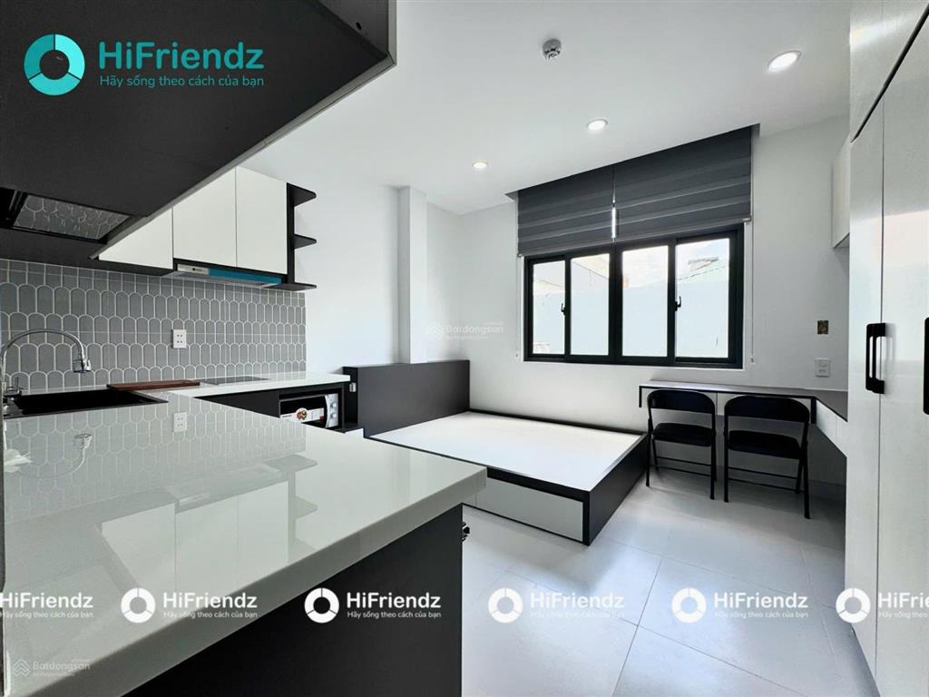 Căn hộ cc mini tone trắng đen  trống sẵn, ngay cư xá bắc hải q10, ô tô tận nơi, cam kết như ảnh