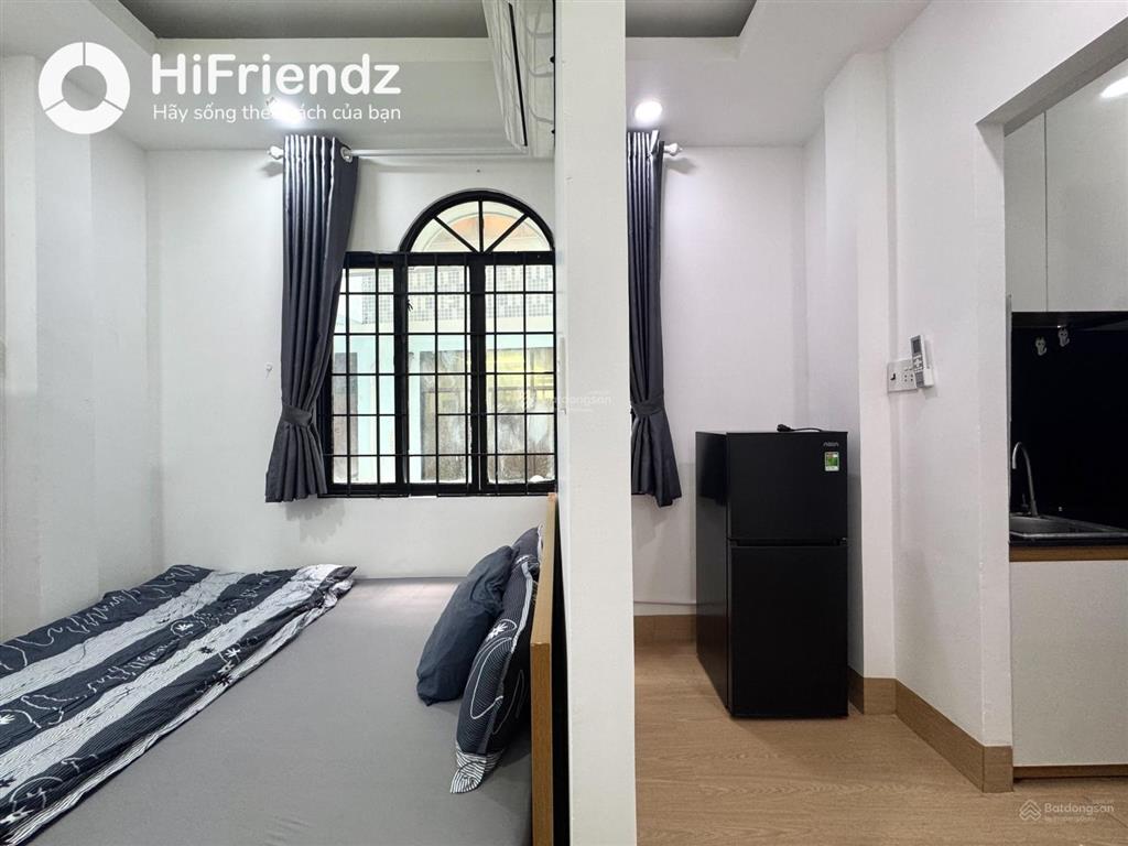 Cho thuê cc mini 1pn, 1wc, 30m2, giặt sấy riêng, có bảo vệ, được nuôi pet, gần vòng xoay dân chủ