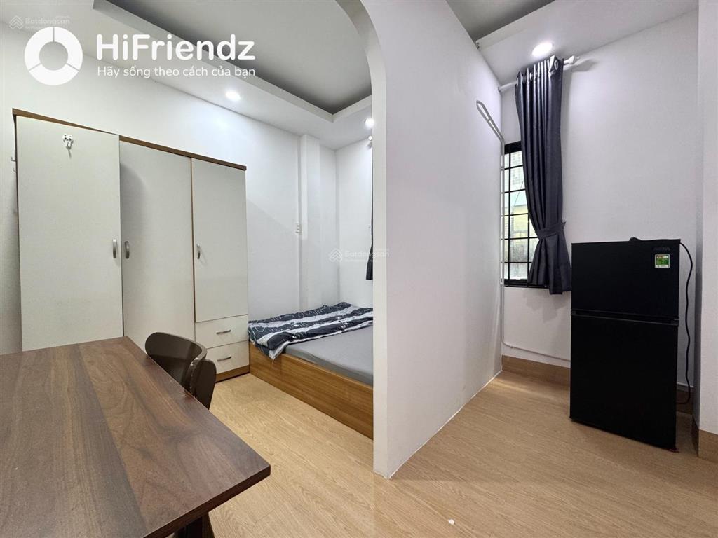 Cho thuê cc mini 1pn, 1wc, 30m2, giặt sấy riêng, có bảo vệ, được nuôi pet, gần vòng xoay dân chủ