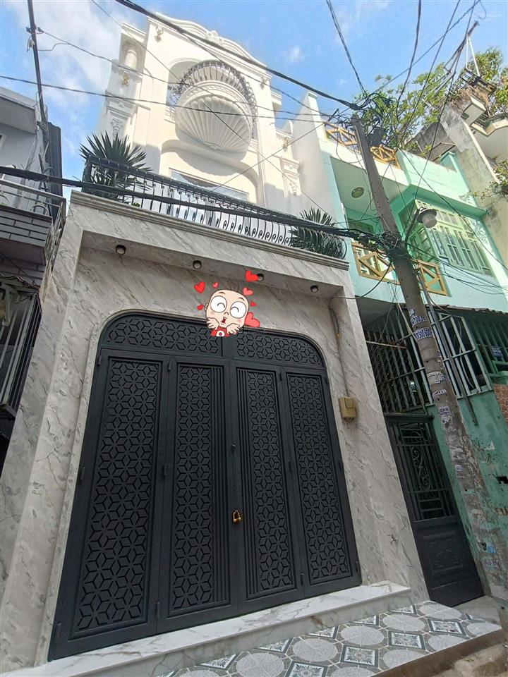 Bán nhà mới đẹp như hình, 1/ ngắn hxh đg huỳnh văn nghệ, gần chợ phạm văn bạch. 4.25x22m, đúc 3tấm