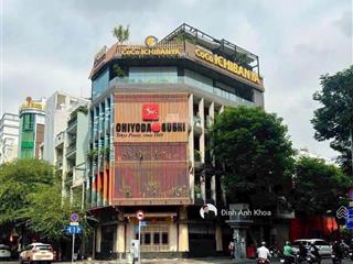 Giảm sốc 18 tỷ  góc 2mt lê thánh tôn, trương định 8.35m x 18.25m  hđt 600 tr/tháng  bán 313 tỷ