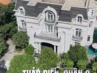 Tòa nhà giảm 30 tỷ  siêu biệt thự thảo điền  1033m2  ngang 35m  giá bán nhanh 570 tỷ