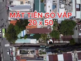 Khuôn đất mặt tiền thống nhất dt 20x50m, vị trí đoạn đẹp nhất tuyến đường, bán gấp giá tốt đầu tư