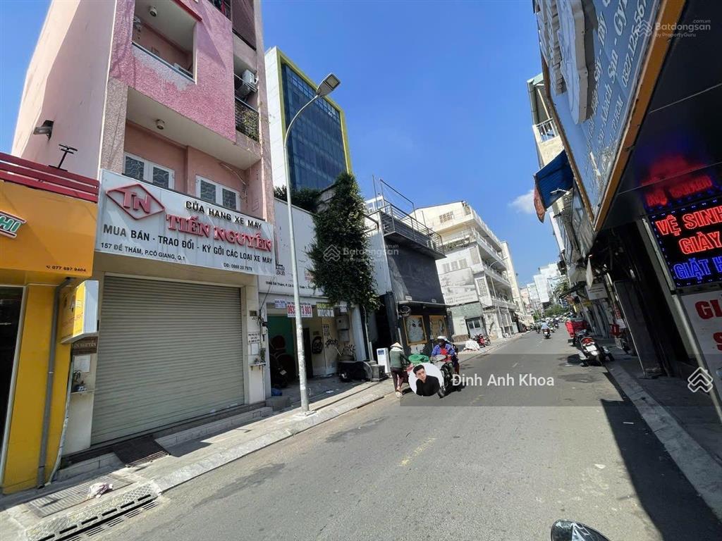 Siêu vị trí ! chủ cần bán nhà mặt tiền đường đề thám p.cô giang quận 1.dt4,1x17m giá 43 tỷ.