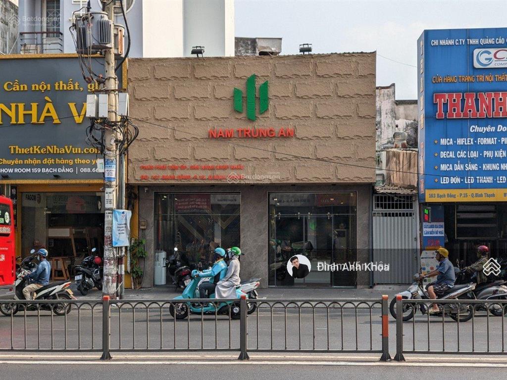 Bán nhà mặt tiền bạch đằng p14, bình thạnh, dt 8.4x22m, nằm đoạn đẹp nhất tuyến đường