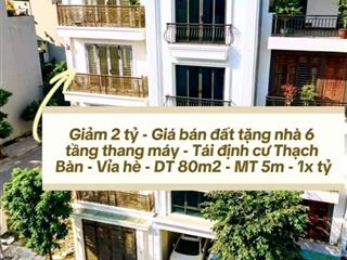 Phân lô thạch bàn cổ linh long biên  đường vỉa hè 13m  diện tích 80m 6tầng giá rẻ
