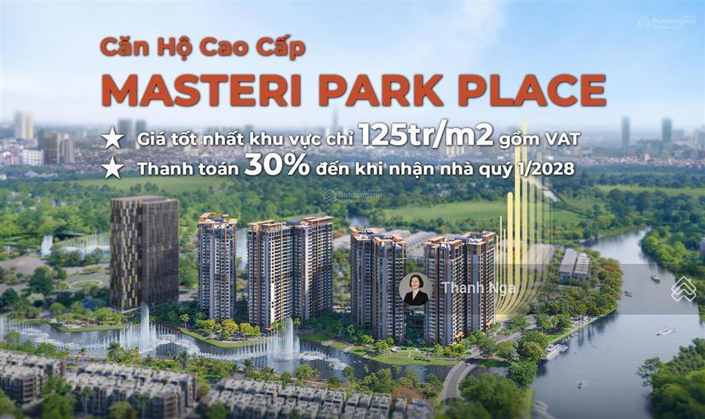 Căn hộ 2pn masteri park place  the global city, quận 2  giá trực tiếp cđt  chiết khấu cao