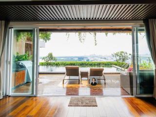 Căn sky villa đảo kim cương| sẵn sh| view 360 độ, toàn cảnh sông sg & landmark 81