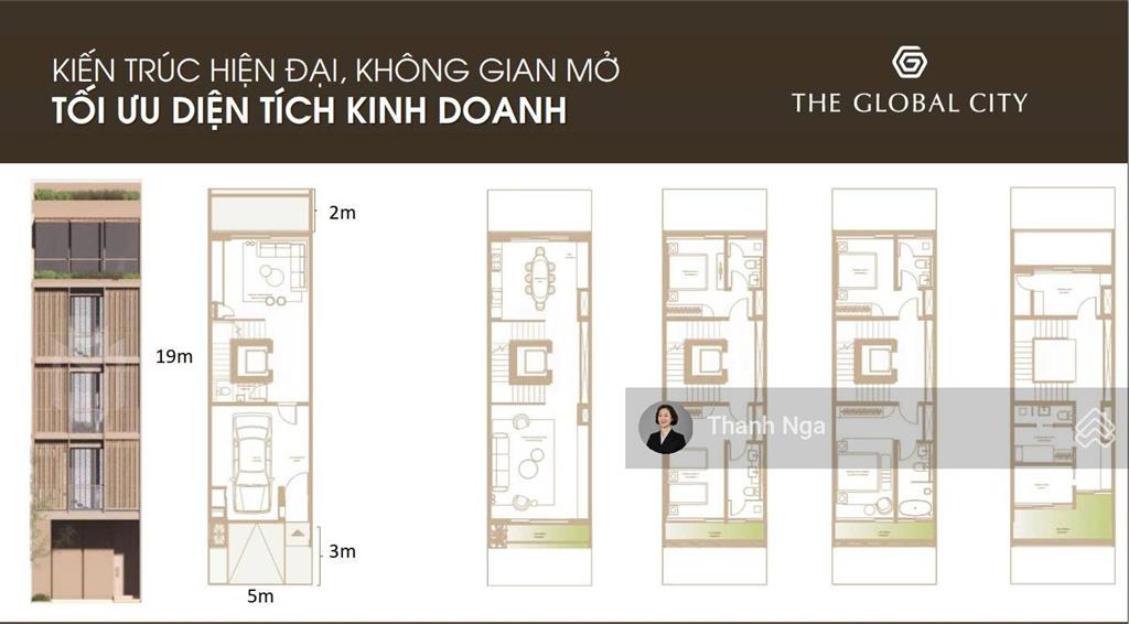 Bán nhà phố thương mại soho  kđt the global city mặt đường lớn 20m, giá vô cùng hấp dẫn