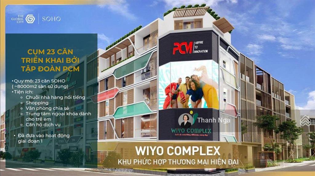Cho thuê nhà phố thương mại soho  kđt the global city căn góc đường lớn, giá chỉ 40tr
