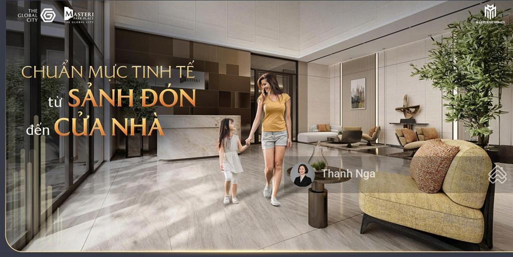 Căn 2pn masteri park place  the global city view kênh đào nhạc nước cực đẹp
