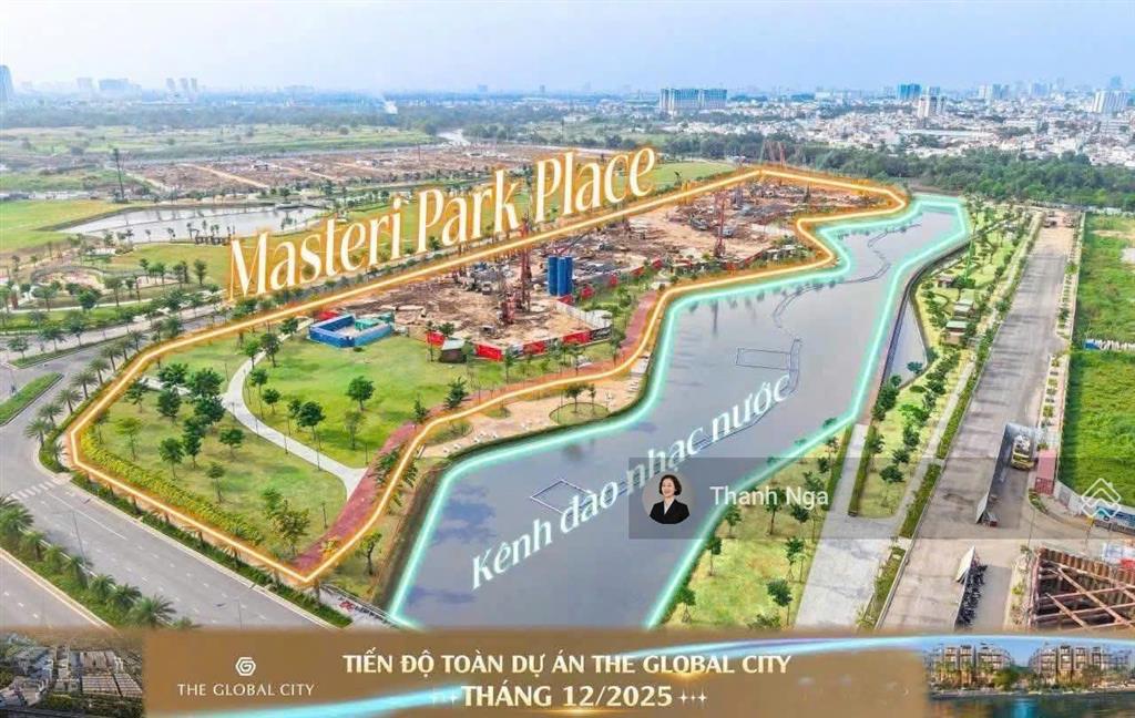 Căn 2pn masteri park place  the global city view kênh đào nhạc nước cực đẹp
