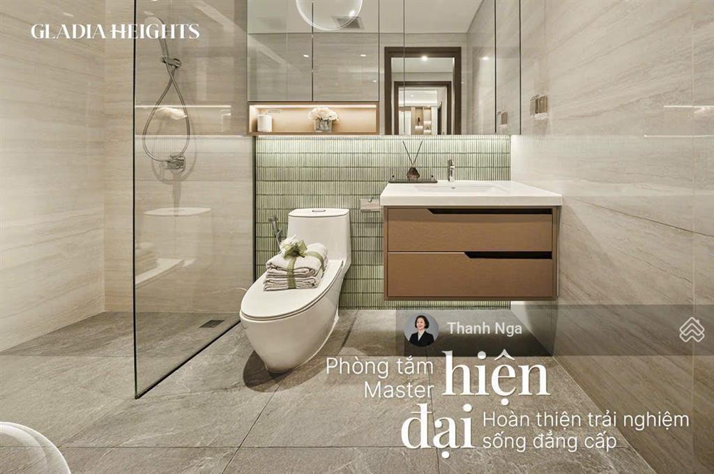 Chỉ 700tr sở hữu căn 2pn gladia heights  siêu phẩm keppel & khang điền diện tích rộng 85m2