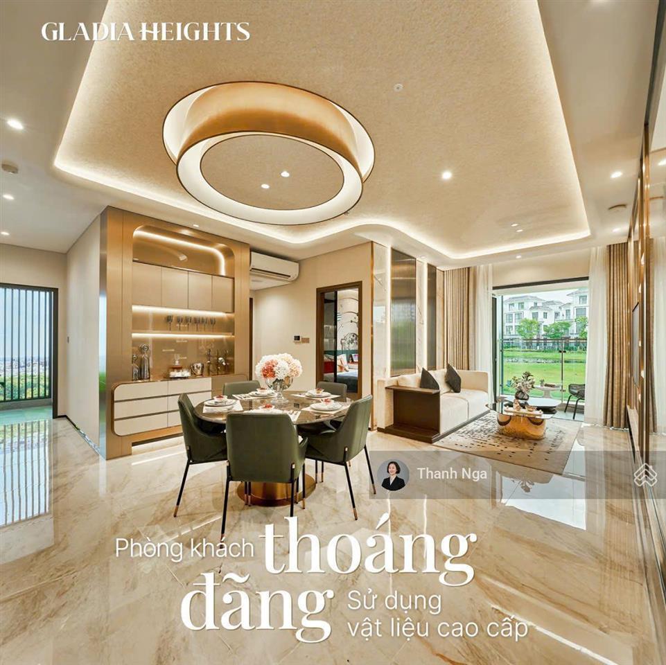 Chỉ 700tr sở hữu căn 2pn gladia heights  siêu phẩm keppel & khang điền diện tích rộng 85m2
