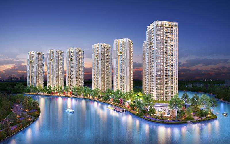Căn 1pn the privé quận 2  view sông, đối diện svđ rạch chiếc, giá tốt chỉ 5.5tỷ