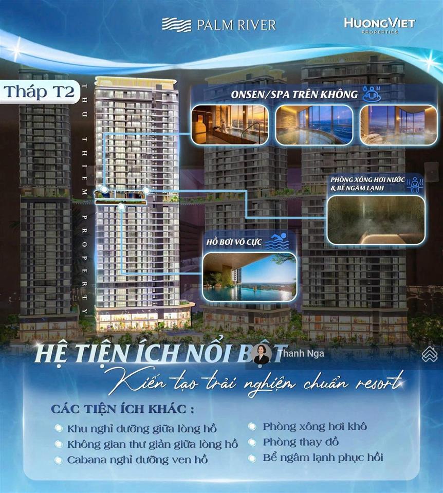 Mở bán đợt đầu palm river 3 mặt view sông, chuẩn nghỉ dưỡng ngay trung tâm sài gòn