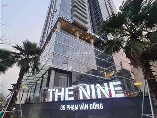 Bán căn hộ 2pn  2wc 77m2 chung cư the nine số 9 phạm văn đồng full đồ view panorama
