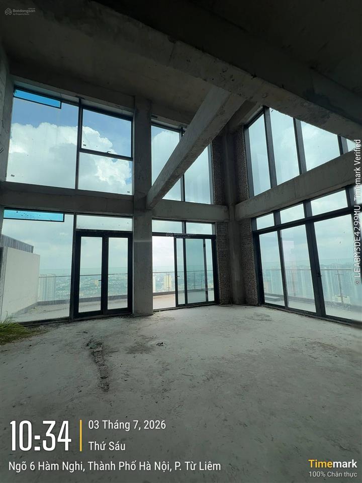 Chính chủ bán căn hộ penhouse the zei thô nguyên bản diện tích 330m sẵn sổ có hỗ trợ vay bank