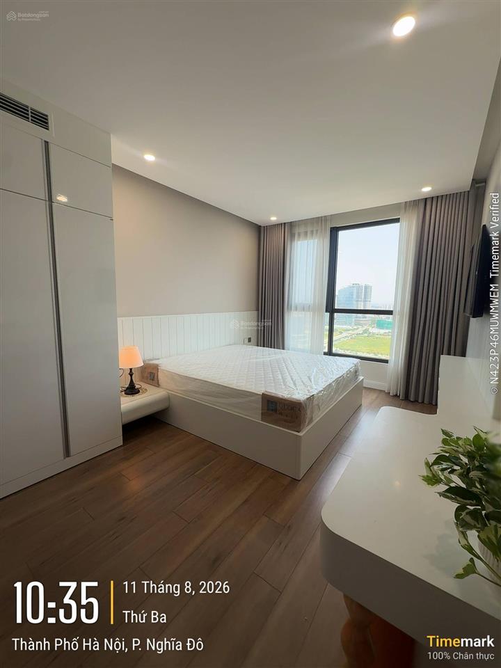 Cho thuê căn hộ 2pn  2wc chung cư 6th element tây hồ 83m2, full đồ giá 15tr/th có slot xe ô tô